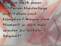 Aufstehen und k�mpfen