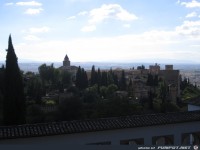 Aussicht auf die Alhambra