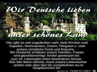 wir Deutsche lieben dieses schne Land.....