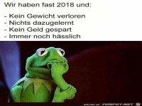 Wir haben fast 2018