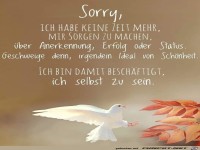 Sorry ich habe keine Zeit mehr