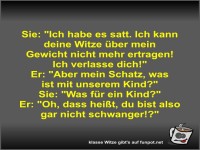 Sie: Ich habe es satt