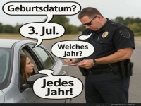 Geburtstags-Frage, die ins Schleudern gert!
