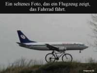 Wenn Flugzeuge das Radlerleben entdecken