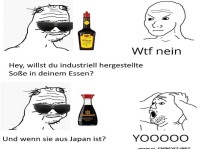 Industriesoße vs. Japan-Soße: Der Kampf!