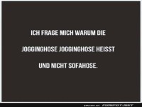 Sofahose oder Jogginghose?