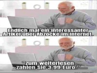 Der Moment, wenn der Artikel zur Abzocke wird!