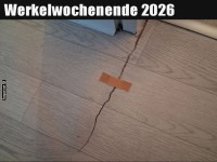 DIY-Notfall: Pflaster f�r den Bodenriss!