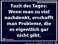 Fazit des Tages