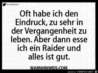 In der Vergangenheit leben