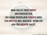 Man sollte mich nicht untersch�tzen
