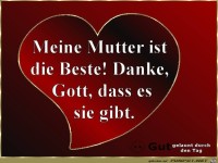 Meine Mutter ist die beste