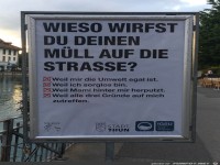 Müll auf der Straße