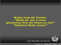 Mutter fragt die Tochter