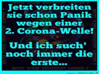 Panik vor der 2. Welle
