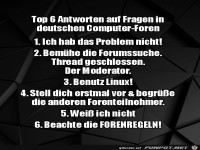 Antworten in Foren