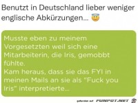 Abk�rzung falsch verstanden