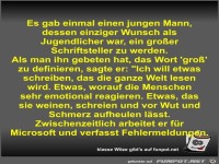 Es gab einmal einen jungen Mann