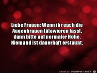 Augenbrauen t�towieren lassen