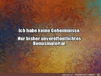 Keine Geheimnisse