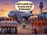 Wir warten noch kurz