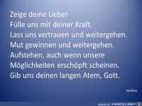 zeig mir deine Liebe