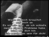 Wenn Du mich brauchst