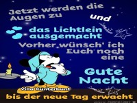 Jetzt werden die Augen zu