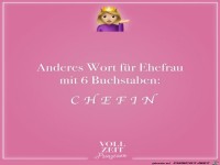 anderes Wort fuer Ehefrau