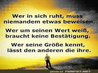 wer in sich ruht