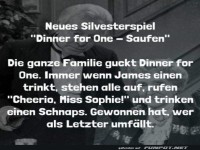 Dinner for one Saufen