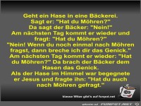 Geht ein Hase in eine B�ckerei