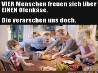 Ein Ofenk�se f�r vier Leute