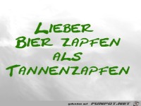 Lieber Bier zapfen