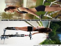 Nackenübung für Männer