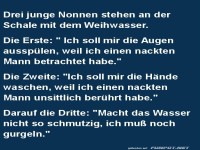 Wenn Weihwasser zur Herausforderung wird