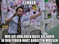 Lehrer im Ermittlungsmodus