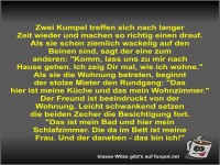 Zwei Kumpel treffen sich nach langer Zeit wieder und machen