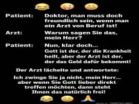 Arztbesuch mit göttlicher Note!