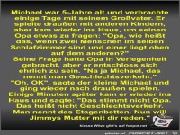 Michael war 5-Jahre alt und verbrachte einige Tage mit...