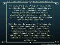 der Sinn des Lebens...
