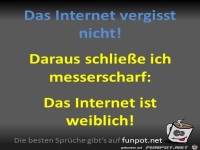 Das Internet ist weiblich
