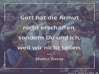 Gott hat die Armut
