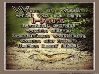 Wenn du wissen willst