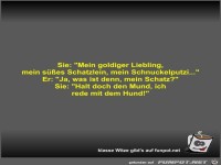Sie: Mein goldiger Liebling