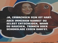 Erwachsen sein ist hart