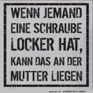 fun-Bild: Witz über eine lockere Schraube