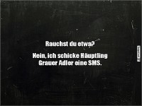 Wenn Rauchzeichen modern werden