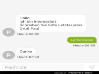 Letzter Preis: Speed Dating Edition