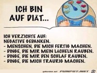 Ich bin auf Diaet
